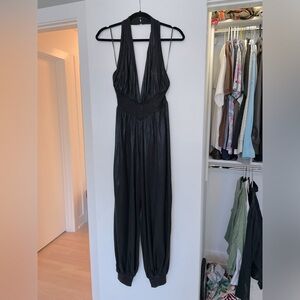 Black Retrofete Jumpsuit